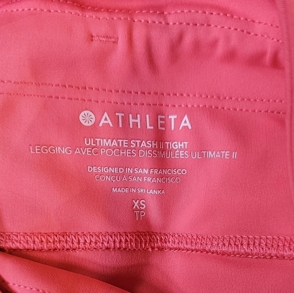 Athleta Ultimate Stash II Tight in Coral Petal - Picture 5 of 5